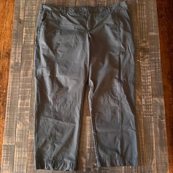 KIRKLAND Army Green Nylon Blend Quick Dry Trail Hiking Pants #212 Size 16 - Picture 1 of 4